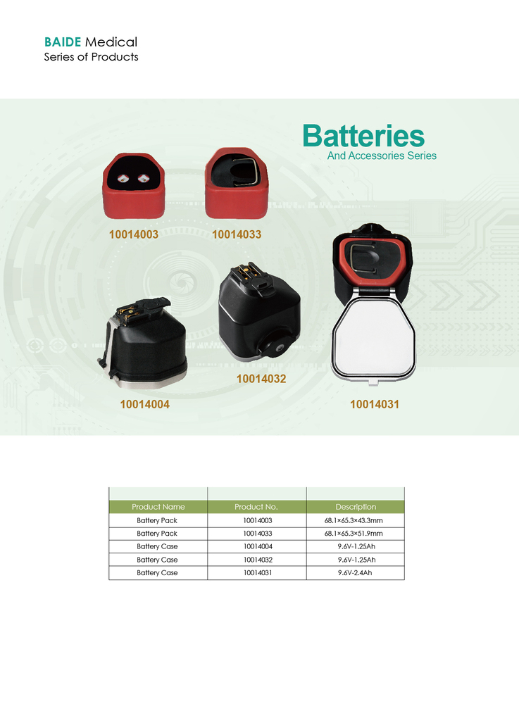 Batteries and accessories series