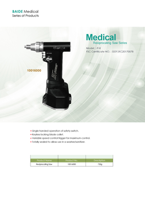 Medical reciprocating saw series