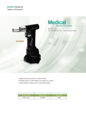 Medical sternum saw series
